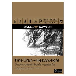 Daler Rowney Fine Grain Heavyweight Pad A3, A4, A5